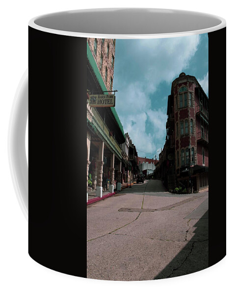 Street Coffee Mug featuring the photograph Flatiron by Kelly Thackeray
