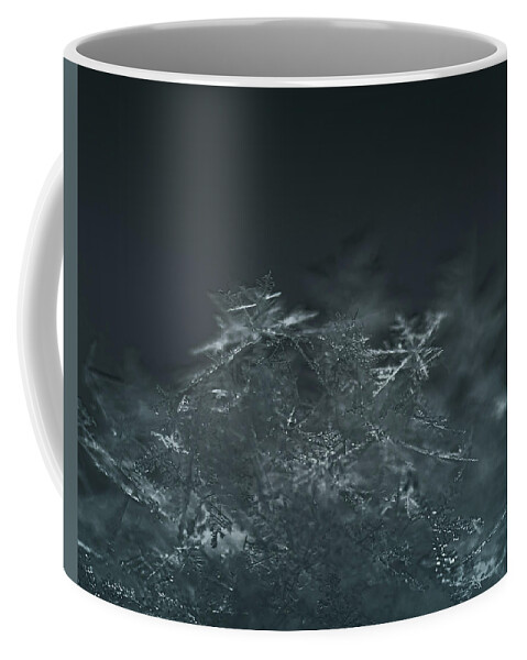 Snowflake Coffee Mug featuring the photograph Glittering Flurries by Kevin Schwalbe