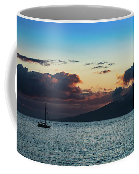 Hawaii Coffee Mug featuring the photograph Floating at Sunset by G Lamar Yancy