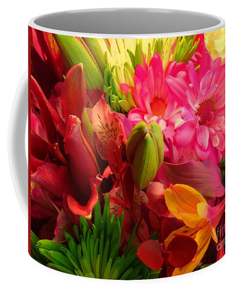 Flower Coffee Mug featuring the photograph Flower Bunch by Christina Verdgeline