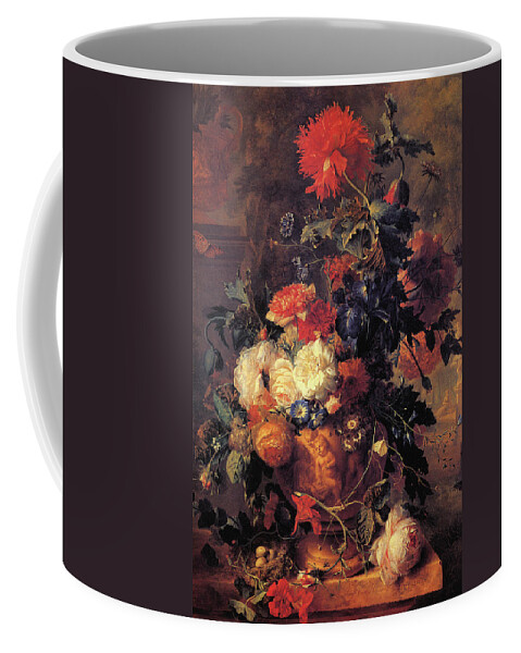 Flowers Coffee Mug featuring the painting Flowers by Bertha Morisot