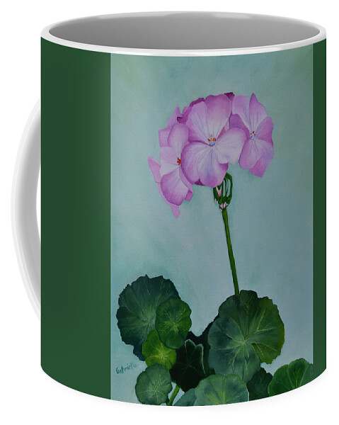 Flowers Coffee Mug featuring the painting Flowers by Gabrielle Munoz