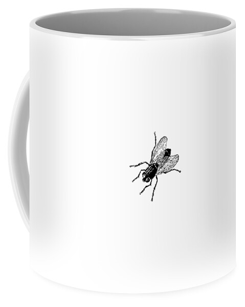  Coffee Mug featuring the painting Fly Tee by Steve Fields
