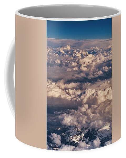 Fly Coffee Mug featuring the photograph Flying over the Rocky Mountains by Steven Ralser