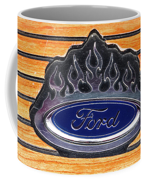 Ford Coffee Mug featuring the photograph Ford Fire by Ron Roberts