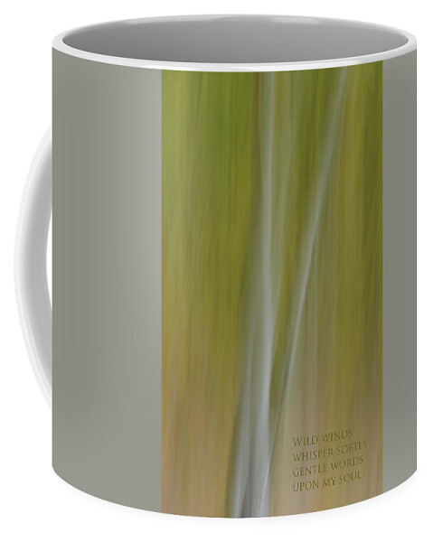 Wild Winds Coffee Mug featuring the photograph Forest Illusions- Wild Winds by Whispering Peaks Photography