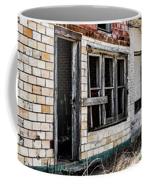 Photo Coffee Mug featuring the photograph Forgotten store by Jason Hughes