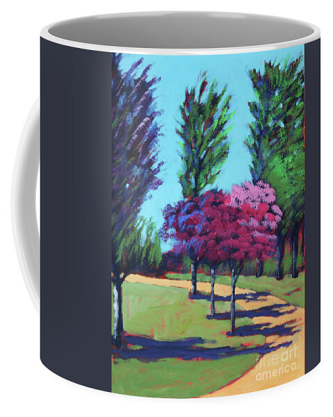Garden Coffee Mug featuring the painting Four Seasons by Paul Powis