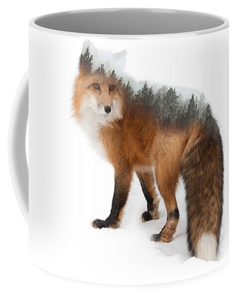Fox Coffee Mug featuring the photograph Fox of the Woods by Scott Slone