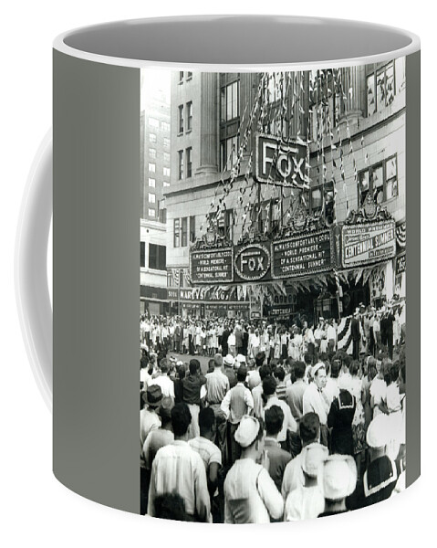 Fox Theatre Coffee Mug featuring the photograph Fox Theatre, Philadelphia by Unknown