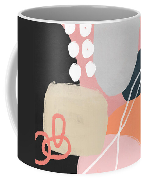 Modern Coffee Mug featuring the mixed media Fragments 1- Art by Linda Woods by Linda Woods
