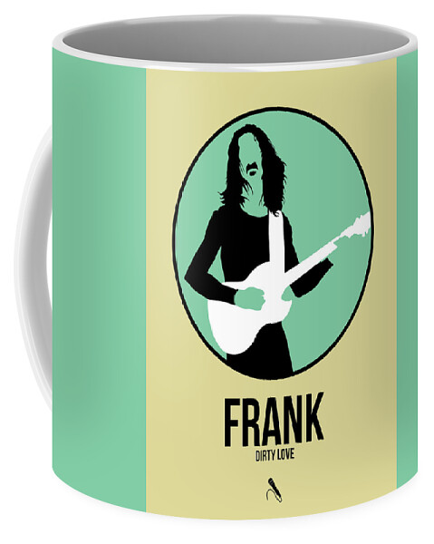 Frank Zappa Coffee Mug featuring the digital art Frank Zappa by Naxart Studio