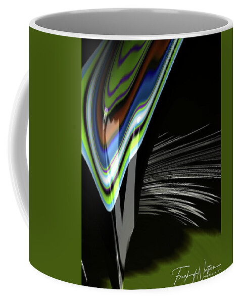 Abstract Coffee Mug featuring the photograph Frax 1 by Keith Lyman
