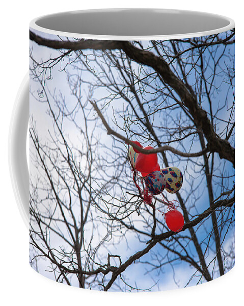 Balloon Coffee Mug featuring the photograph Freedom Balloons by Valerie Cason