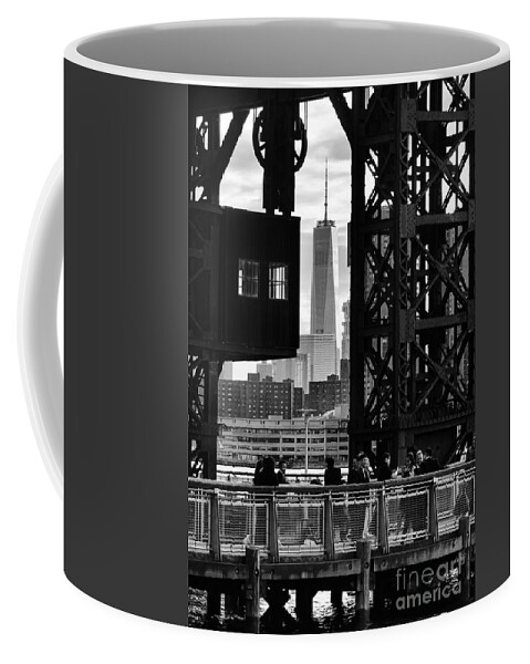 Freedom Tower Coffee Mug featuring the photograph Freedom Tower by Steve Ember