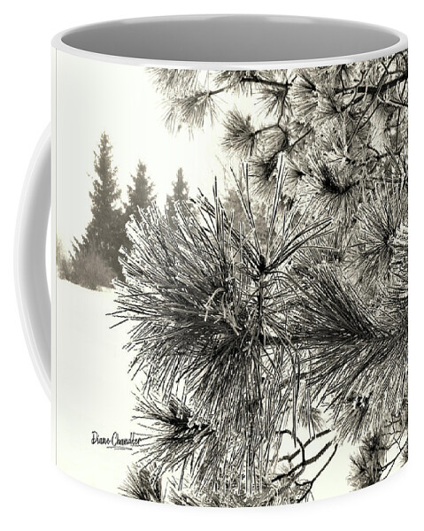 Winter Coffee Mug featuring the photograph Frosty Morn by Diane Chandler