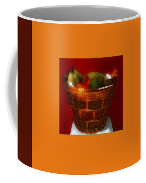 Art Coffee Mug featuring the digital art Fruit Art 37 by Miss Pet Sitter