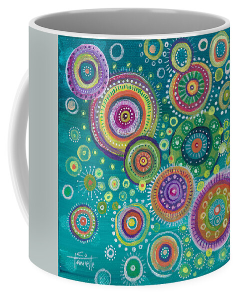 Full Circle Coffee Mug featuring the painting Full Circle by Tanielle Childers