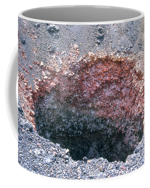 Condensed Sulphur Coffee Mug featuring the photograph Fumarole Vent by David Hosking