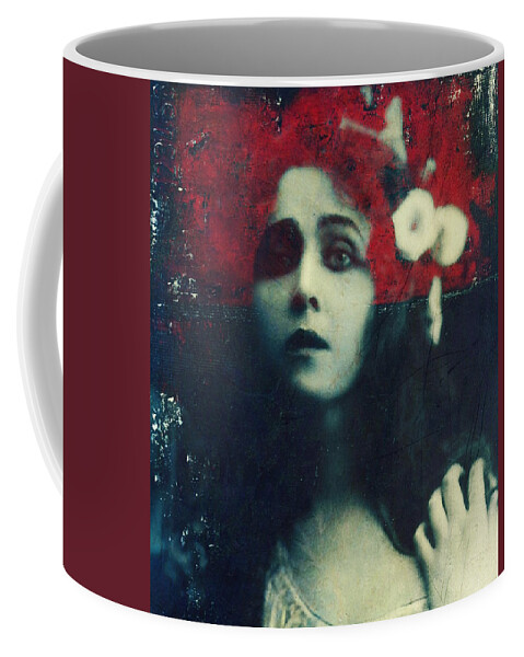 Vintage Coffee Mug featuring the mixed media Funny How Love Can Be by Paul Lovering