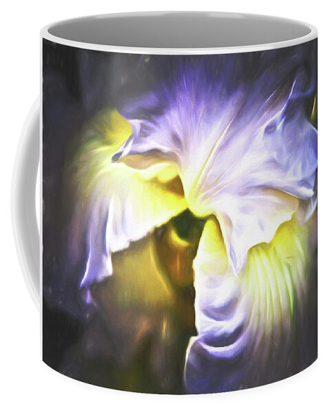 Evie Coffee Mug featuring the photograph Garden at Midnight by Evie Carrier