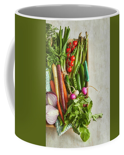 Garden Fresh Coffee Mug featuring the photograph Garden fresh vegetables by Cuisine at Home