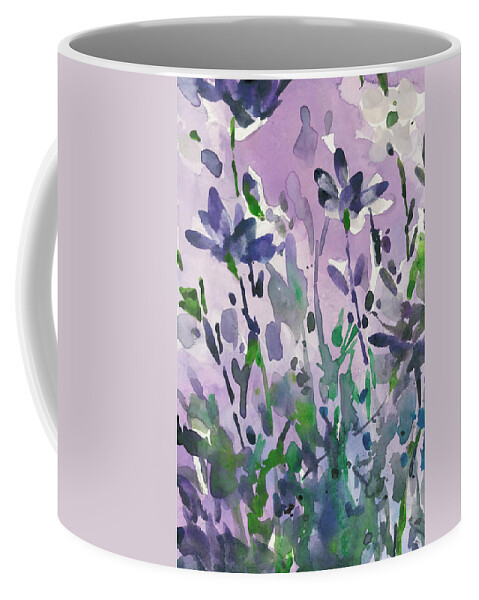 Botanical Coffee Mug featuring the painting Garden Moment I by Samuel Dixon