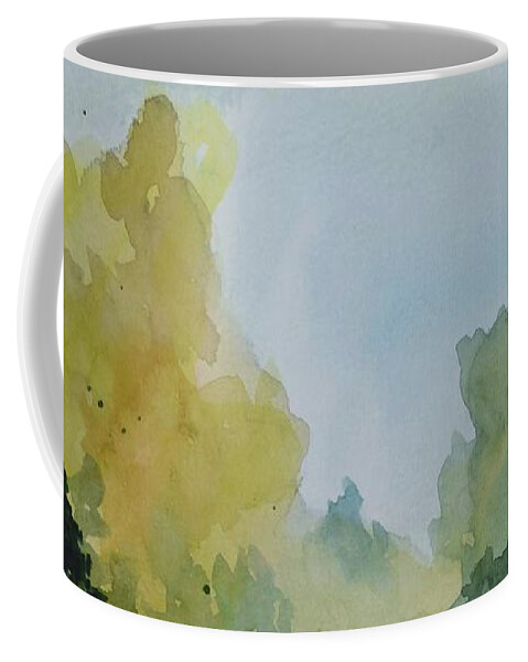  Coffee Mug featuring the painting Gateway Access by Barrie Stark