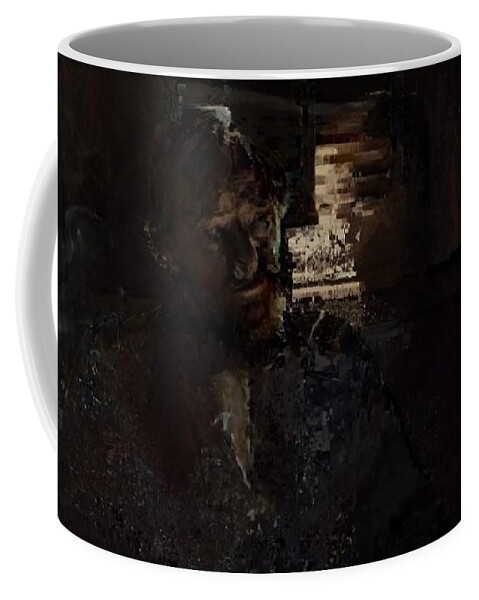 Assembly Coffee Mug featuring the painting Gentlemen by Matteo TOTARO