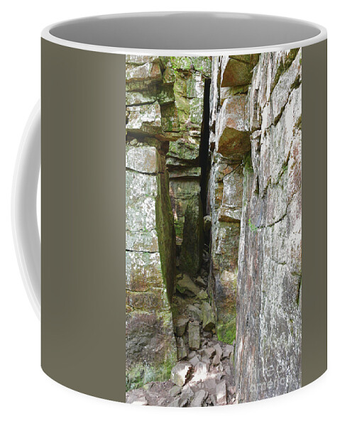 Fall Creek Falls State Park Coffee Mug featuring the photograph Geological Fissure by Phil Perkins