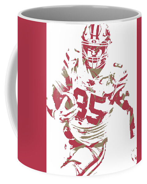George Kittle San Francisco 49ers Pixel Art 2 Coffee Mug by Joe