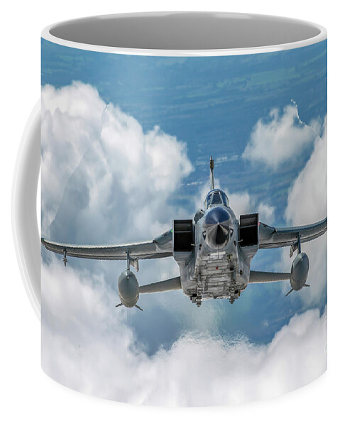 German Coffee Mug featuring the photograph German Air Force, Panavia Tornado b5 by Nir Ben-Yosef