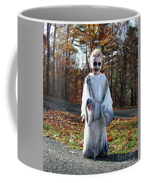 Halloween Coffee Mug featuring the photograph Ghost Costume 1 by Amy E Fraser