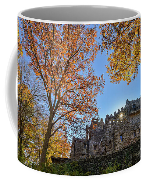 Gillette Castle Coffee Mug featuring the photograph Gillette Castle in Fall by Lorraine Cosgrove