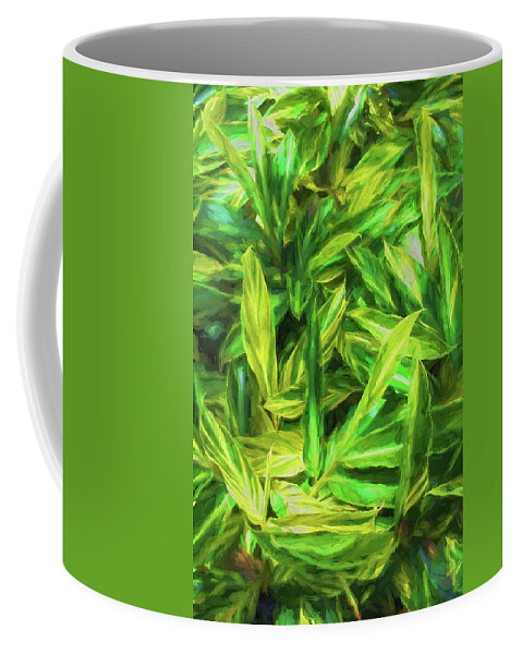 Ginger Alpinia Coffee Mug featuring the photograph Ginger Alpinia 100 by Rich Franco