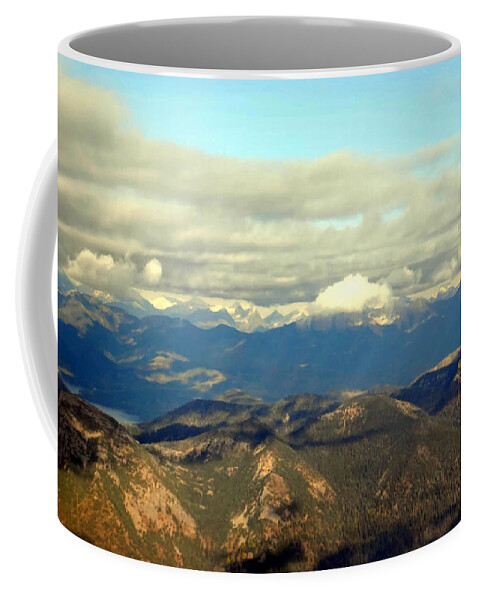Glacier Coffee Mug featuring the photograph Glacier National Park by Vallee Johnson