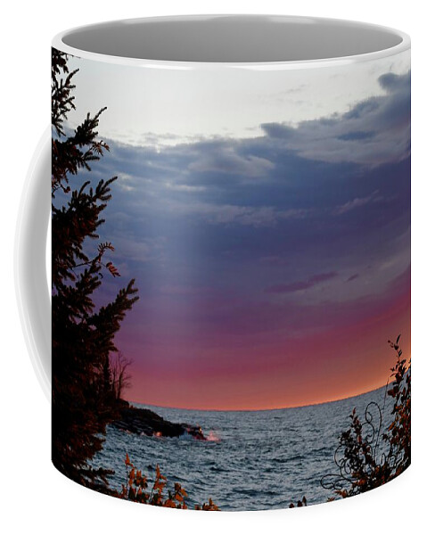 Lake Superior Coffee Mug featuring the photograph Glad I Woke Up Early by Hella Buchheim