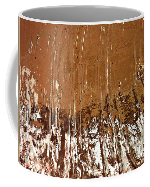 Glass Coffee Mug featuring the photograph Glass Abstract 798 by Sarah Loft