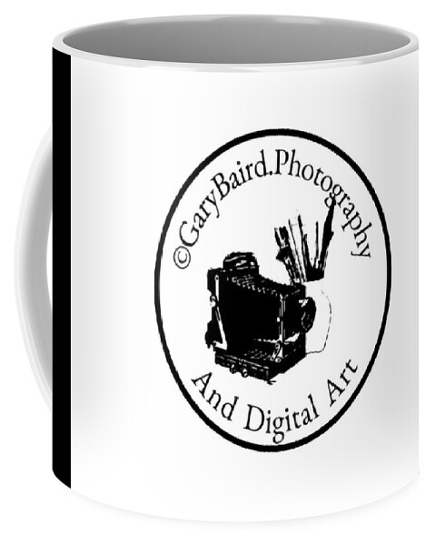 Logo Coffee Mug featuring the digital art GLB Photography Logo by Gary Baird
