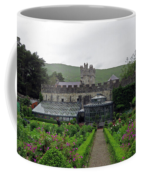  Castle Coffee Mug featuring the photograph Glenveagh Castle Gardens by Cindy Murphy