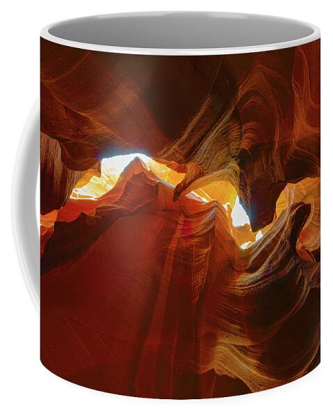 Antelope Canyon Coffee Mug featuring the photograph Antelope Canyon Jagged Beauty by Mark Duehmig
