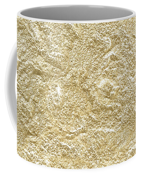 Cute Coffee Mug featuring the photograph Gold stone by Top Wallpapers