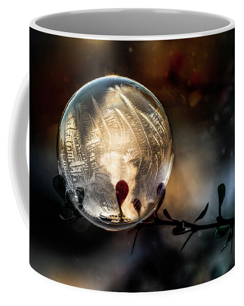 Star Coffee Mug featuring the photograph Golden ball by Jaroslaw Blaminsky