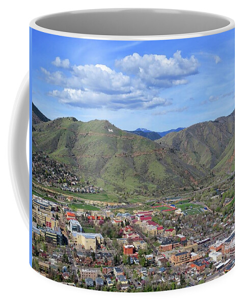 Golden Coffee Mug featuring the photograph Golden Colorado Landscape by Connor Beekman