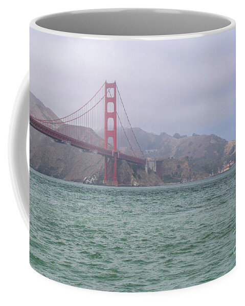 Golden Gate Bridge Coffee Mug featuring the photograph Golden Gate Bridge II by Veronica Batterson