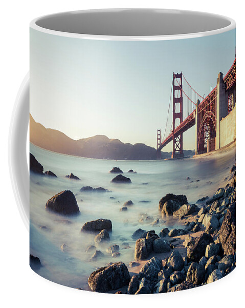 San Francisco Coffee Mug featuring the photograph Golden Gate Bridge by Nicole Young