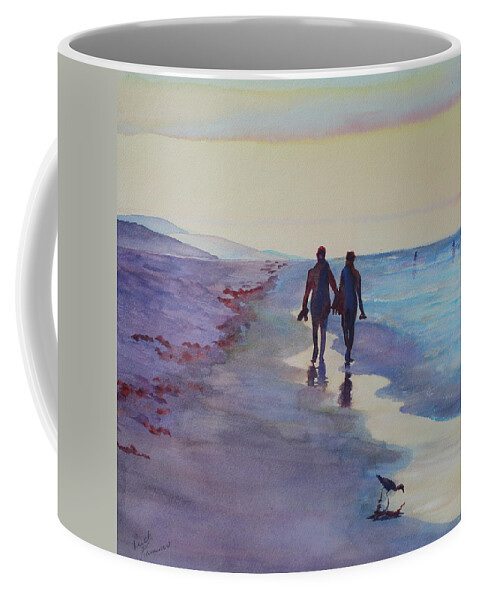 Tropics Coffee Mug featuring the painting Golden Hour by Ruth Kamenev