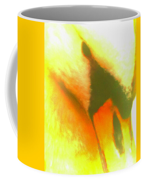 Photo Stream Coffee Mug featuring the photograph Golden Swan by Debra Grace Addison