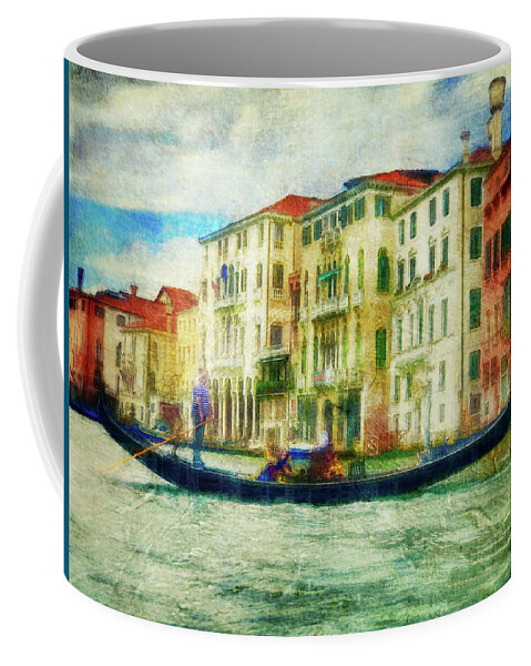 Gondola Coffee Mug featuring the photograph Venice Gondola Ride by Jill Love