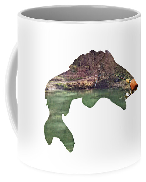 2d Coffee Mug featuring the photograph Gone Fishing by Brian Wallace